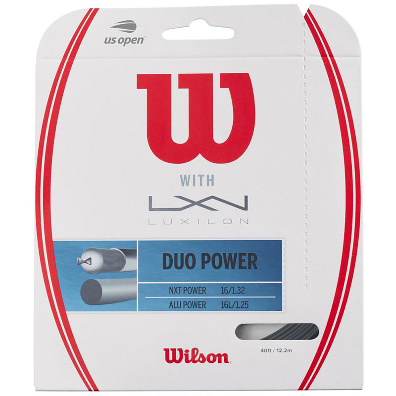 【ロット販売：入り数6】 Wilson(ウイルソン) DUO POWER ALU P 125 & NXT P 16 テニス 硬式ガット (wrz949710) 14,969円