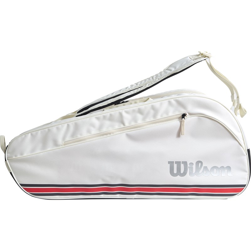 wilson(ウイルソン) TEAM J 6PK WHITE/RED テニスバッグ (wr80502010)