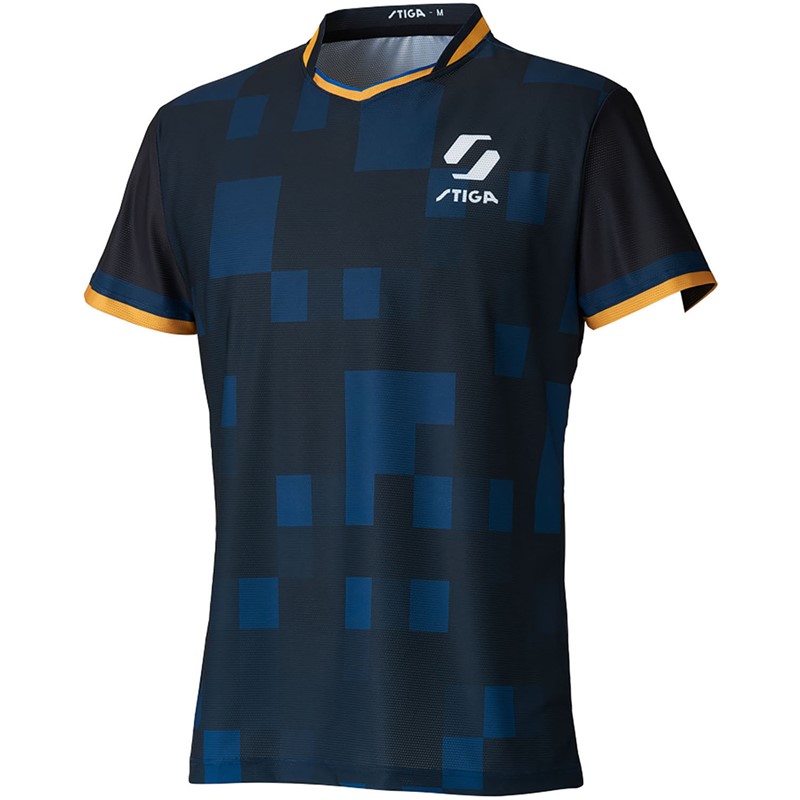 stiga(スティガ) STIGAシャツ KRーII ブラック 3XL 卓球ゲームシャツ (1805670109)