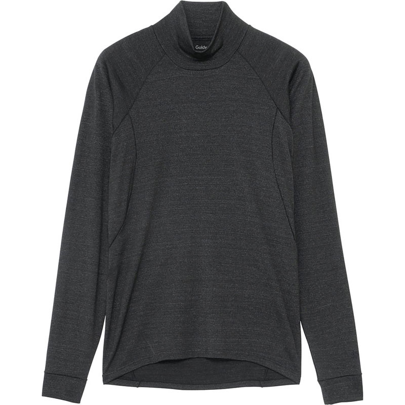 C3fit シースリーフィットウールタートルネックロングスリーブボディーケア 長袖Ｔシャツギガサイクル84436-bk