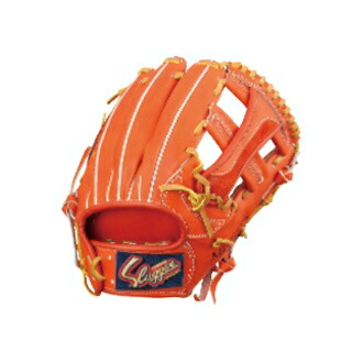 KUBOTA SLUGGER 久保田スラッガー Fオレンジ/タン 軟式グラブ 内野手用 (KSN-24PS)