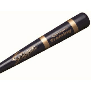 KUBOTA SLUGGER 久保田スラッガー トレーニングバットネイビー/ゴールド 木製トレーニングバット マスコットバット (BAT-2507)
