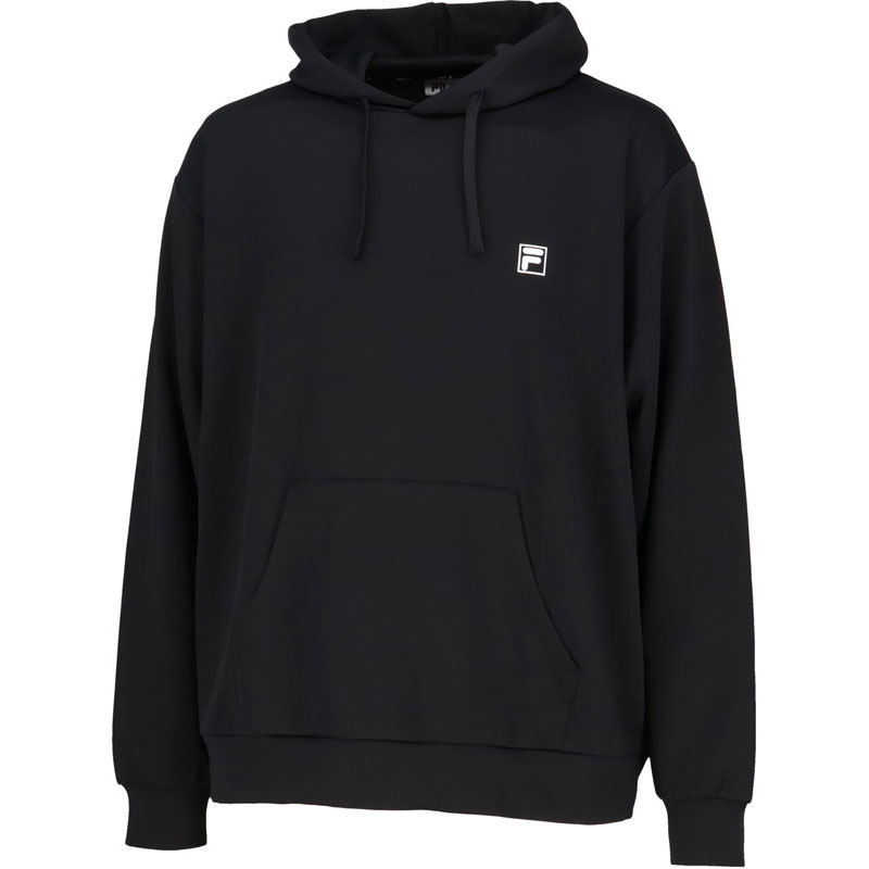 FILA フィラ プルフーディ カジュアル スウェットパーカー (fu25fp801-bk0)