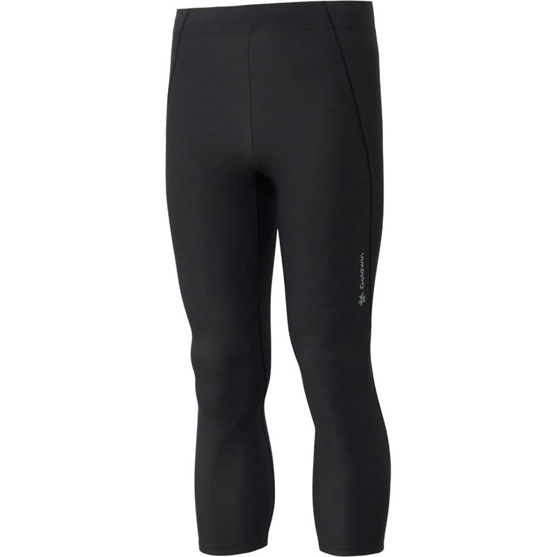C3fit シースリーフィット KODENSHI Warm 3/4 Tights ボディーケア ストレッチパンツ (gc65362-bk)