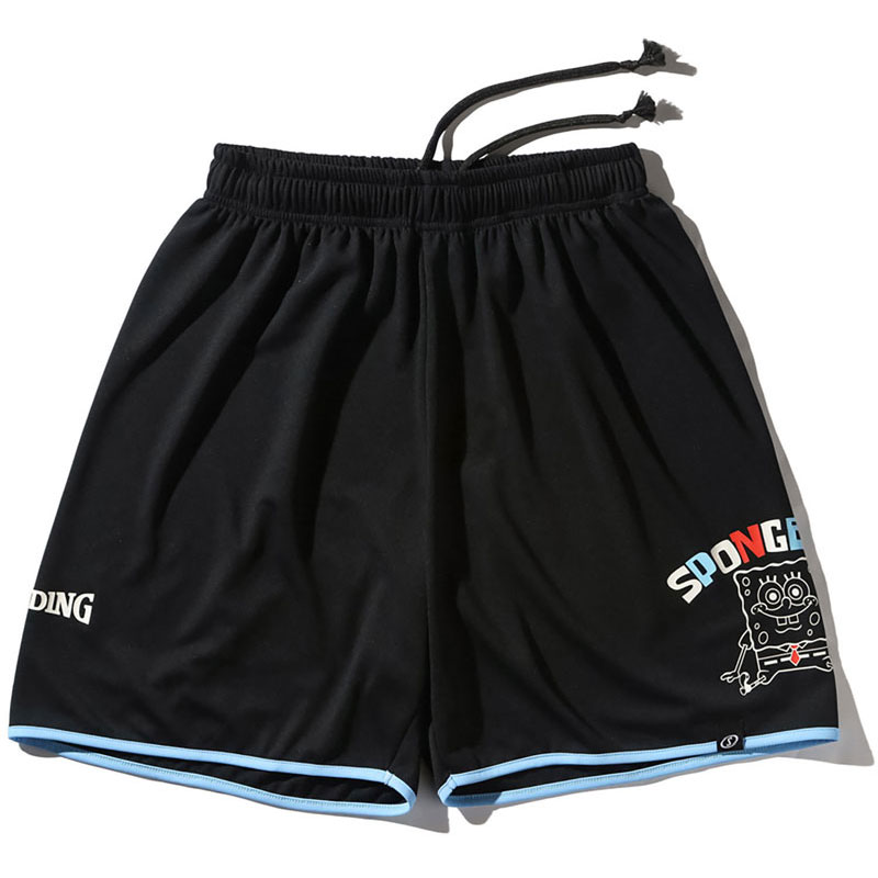 SPALDING スポルディング プラクティスパンツ スポンジ・ボブ パペット バスケットボール プラクティスパンツ (smp25150s-1000)