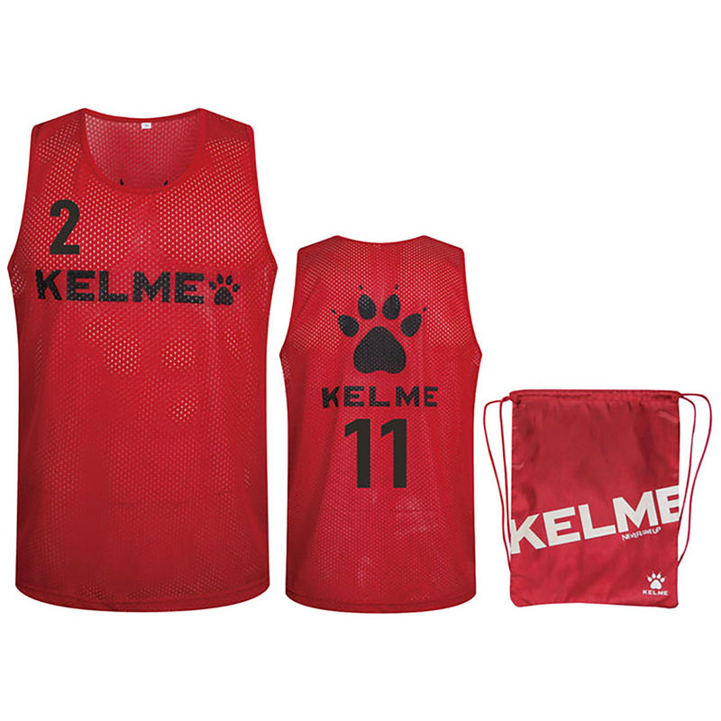 KELME ケレメ 番号入りトレーニングベスト(10枚入り) フットサル ビブス (8051bx1st-611)