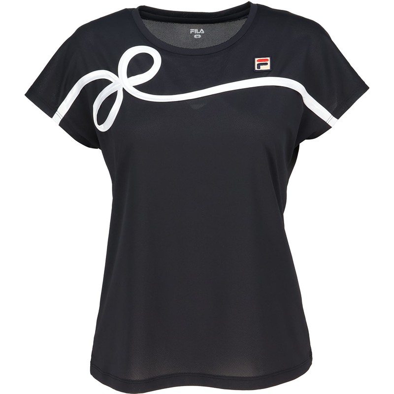 fila(フィラ) 61 ゲームシャツ テニスゲームシャツ W (cz6sgw061-bk0)