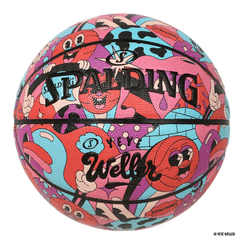 spalding(スポルディング) イェイェ･ウェラー カラー ザ コート SZ7 バスケット競技ボール7ゴ (78171j)