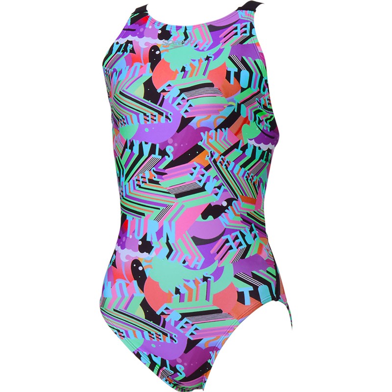 speedo(素早さ)WーSTRIPE T-WS SUIT水浴び水泳着W 非御墨付き(stw02606-mt)