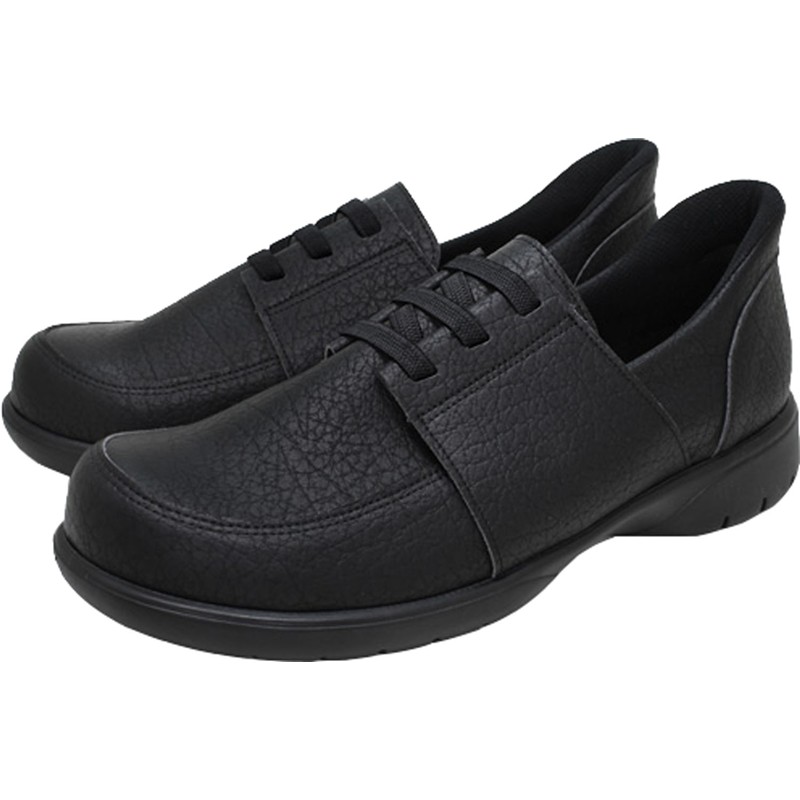 re:geta(リゲッタ) ハンズフリーシューズ レースアップ カジュアルシューズ (r403m-blk)