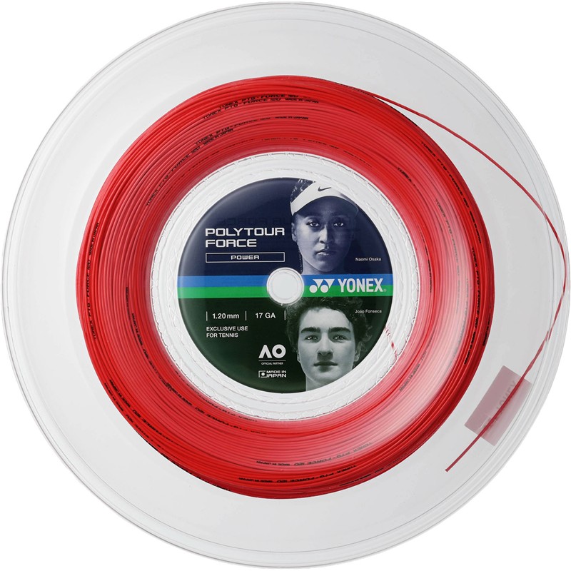 yonex(ヨネックス)ポリツアーフォース120(200M)庭球硬式 ガツト(ptfo20r2-212)