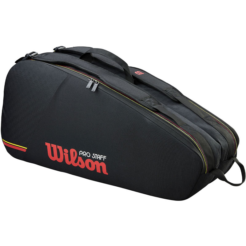 ウイルソン Wilson PRO STAFF CLASSIC 6PK RACKET BAG Blackテニス バッグ ラケットバッグ（wr80518010）｜ビバスポーツ