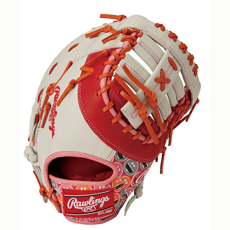 ローリングス Rawlings軟式 HOH グラフィック M53 SC/ホワイト軟式用グローブ(GR2FHGM53-SC/W)
