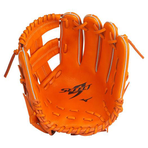 少年軟式用セレクトナイン その他 オールラウンド用 サイズm 51クリアオレンジ グラブ Mizuno セレクトナイン 1ajgy ビバスポーツミズノ ミズノ野球 グラブ 軟式 少年 グローブ 少年軟式用