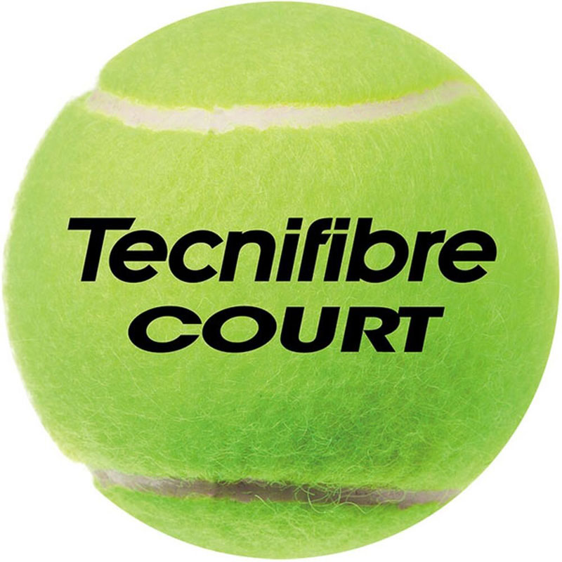 【ロット売りわたす：入り数4球×15】Tecnifibre(テクニファイバー)COURT 4球入り口・入口硬式庭球 どんぶり鉢 硬式庭球どんぶり鉢(TBA4CT1)