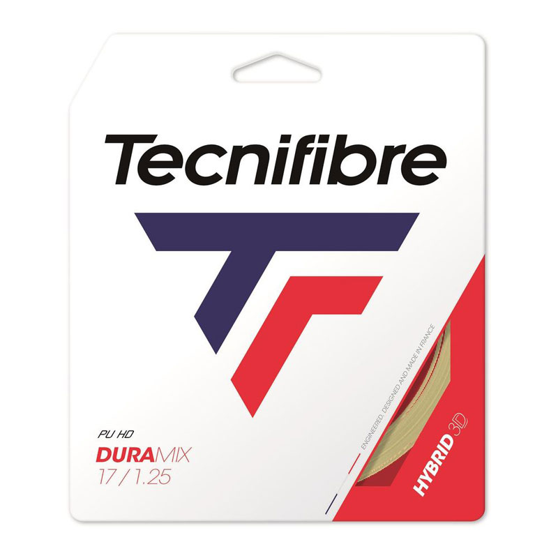 Tecnifibre(テクニファイバー) 200M DURAMIX HD 硬式テニス ストリングス (TFSR302)