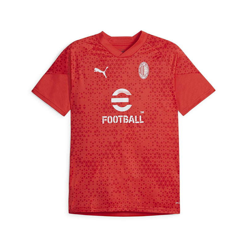 PUMA(プーマ) ACミラン 2023-24 トレーニング Tシャツ サッカー ウェア レプリカ 23FW(772254-12)