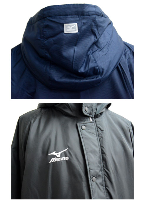 ミズノMIZUNOロングベンチコートボアコート14FW(32JE4558)