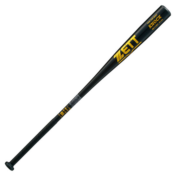 ゼット ZETT撃ち当てる野球バット KNOCK 金属元素製ベイスボール ソフトノックバット(BKT1091-1900)