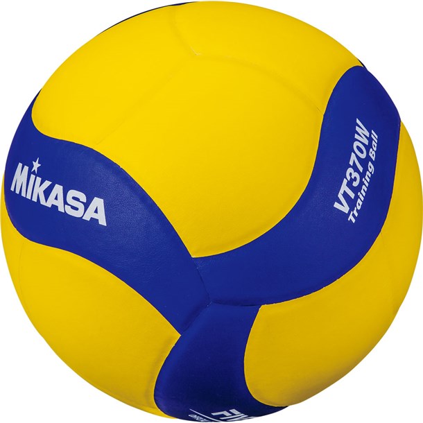 ミカサ mikasa バレー5 トレーニング370G キ アオ バレーボール5号 (vt370w)