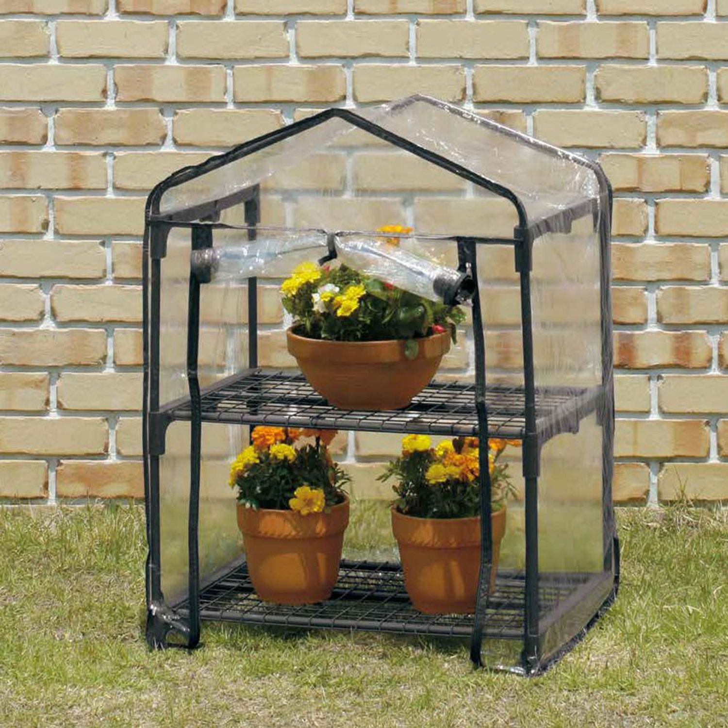 楽天市場】ビニール温室棚2段 ビバホーム 園芸・農業 ビニール温室