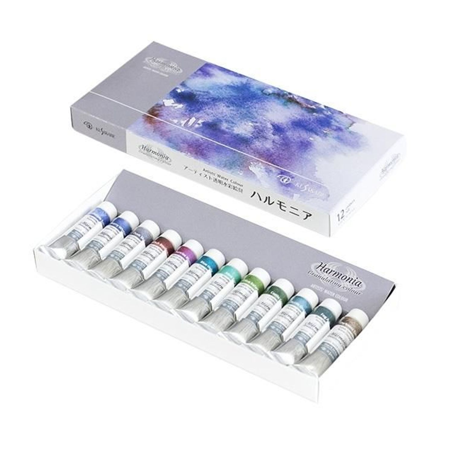 クサカベ ハルモニア 12色仕掛ける（No.1～No.12） 澄み切った水彩画絵の具仕掛ける