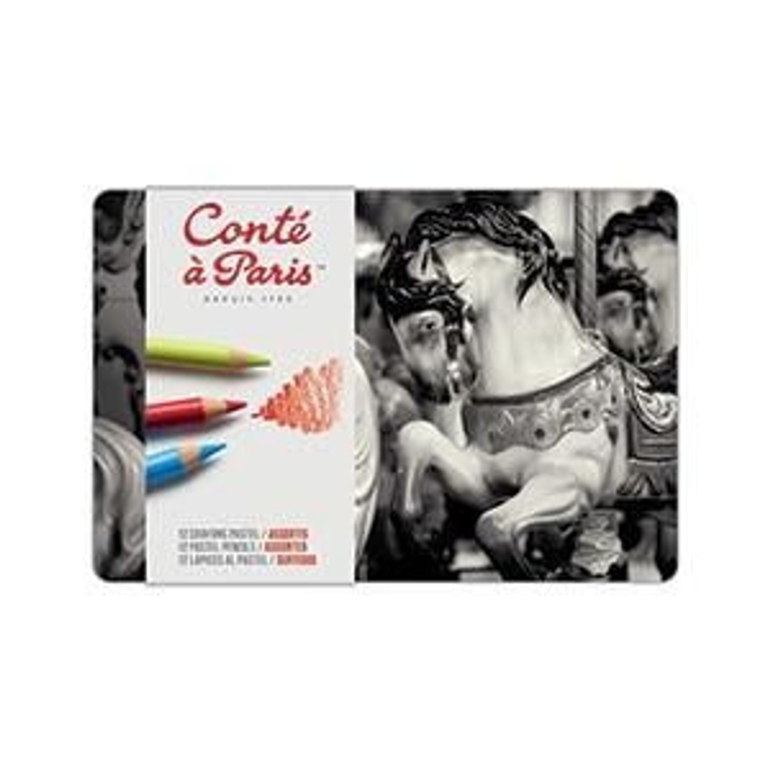 Conte a Paris　コンテ・ア・パリパステルペンシルアソート48色セット Amazon | Conte コンテ・ア・パリ パステルペンシル アソート