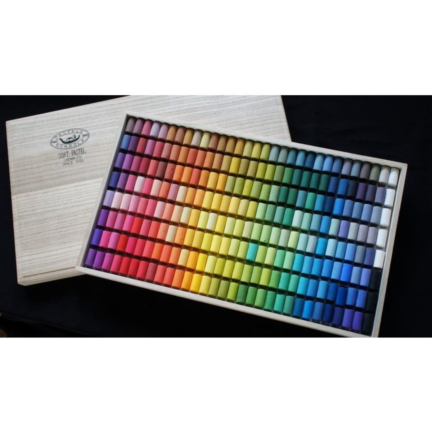 ⑩GONDLA SOFT PASTELS 66色 ゴンドラ　ソフトパステル 楽天市場】日本製 ゴンドラパステル 66色セット 木箱入 ソフト