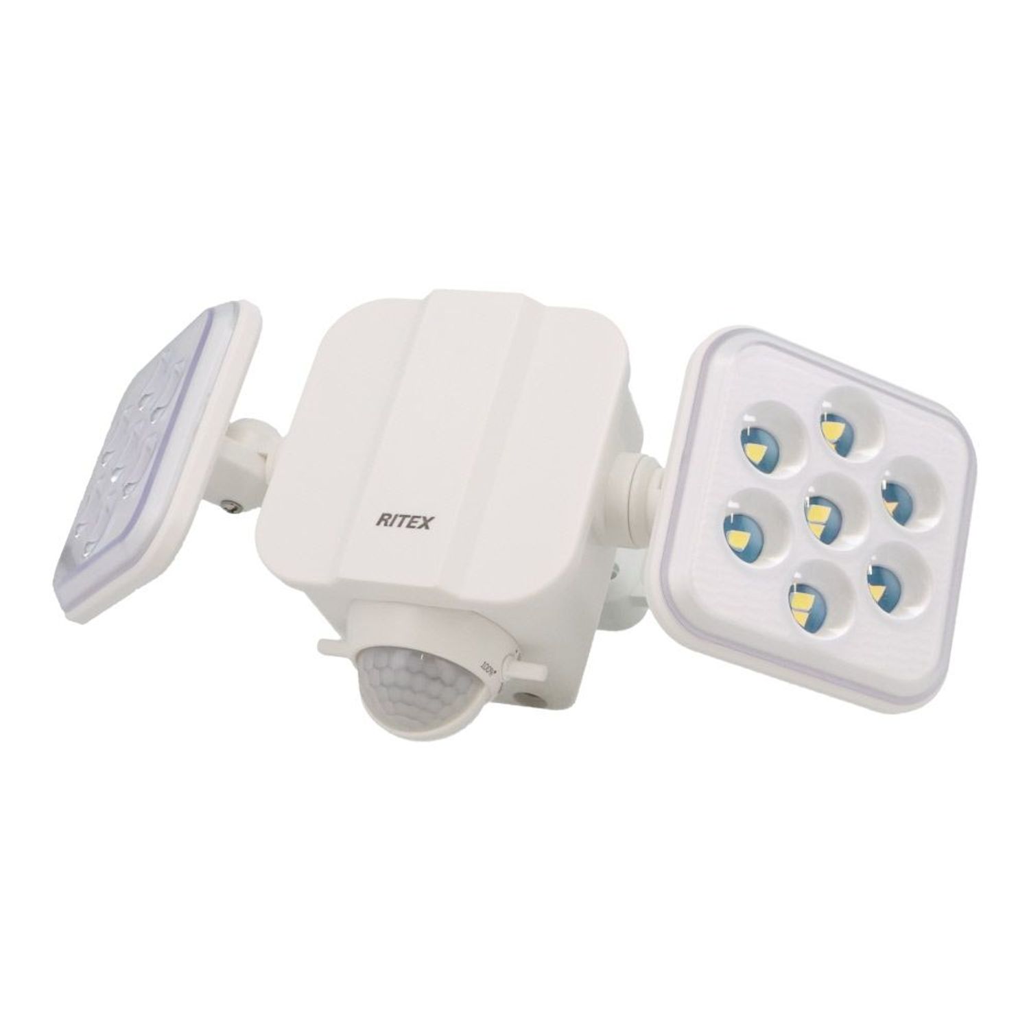 ５Ｗ×２灯　フリーアーム式LEDソーラーセンサーライト　ＬＳー２２０