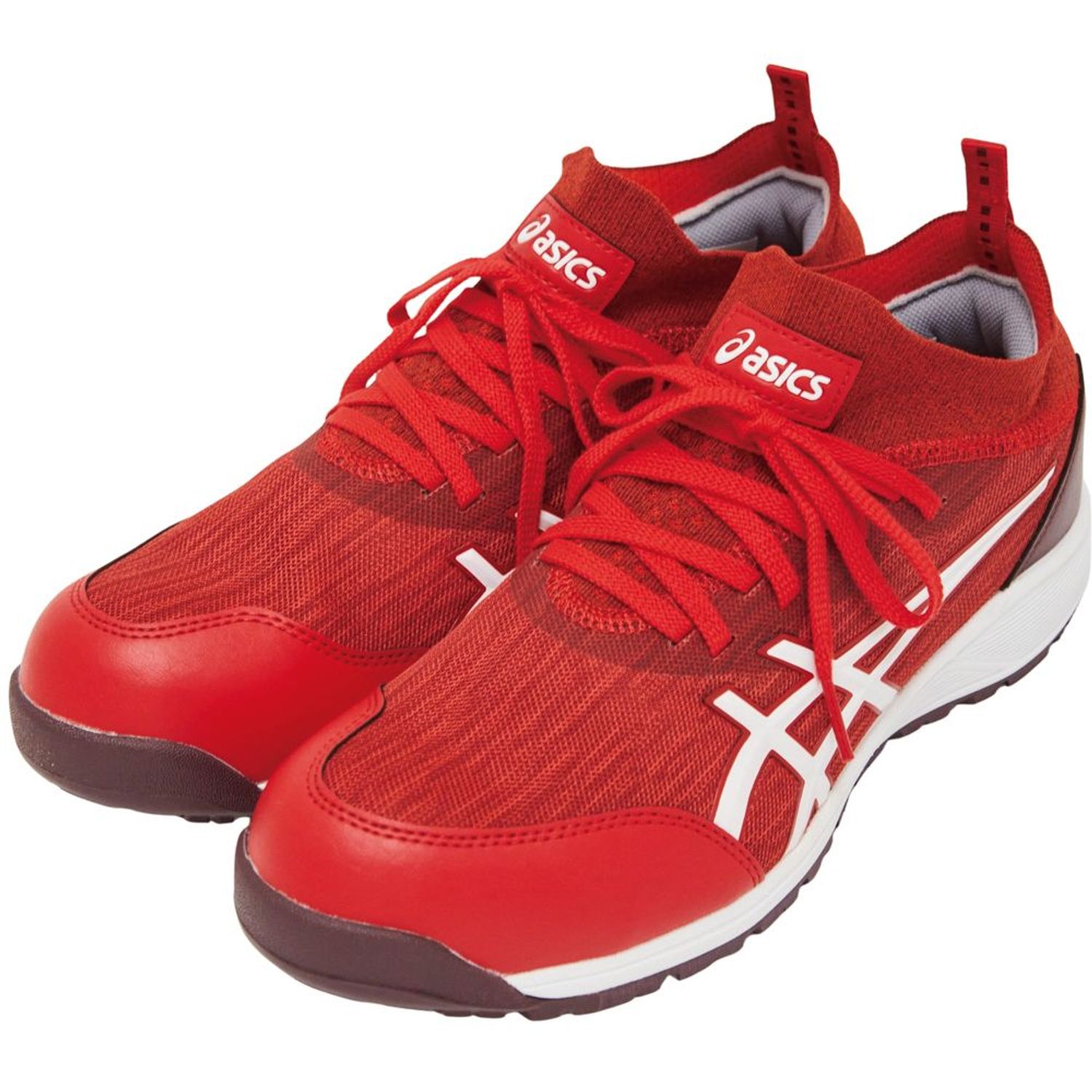 アシックス（ASICS） ウィンジョブCP213 TS ファイアリーレッド×白いこと