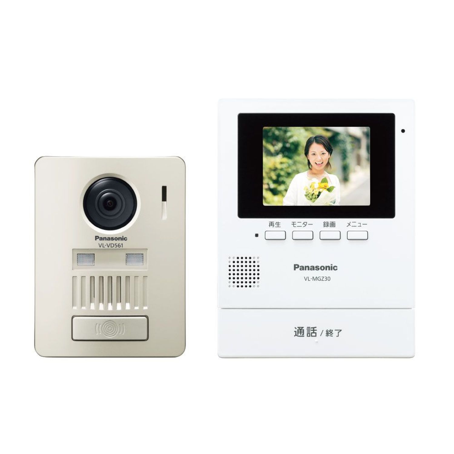 パナソニック 無線電話ＴＶ部屋の入り口電話機 ＶＬーＳＧＺ３０