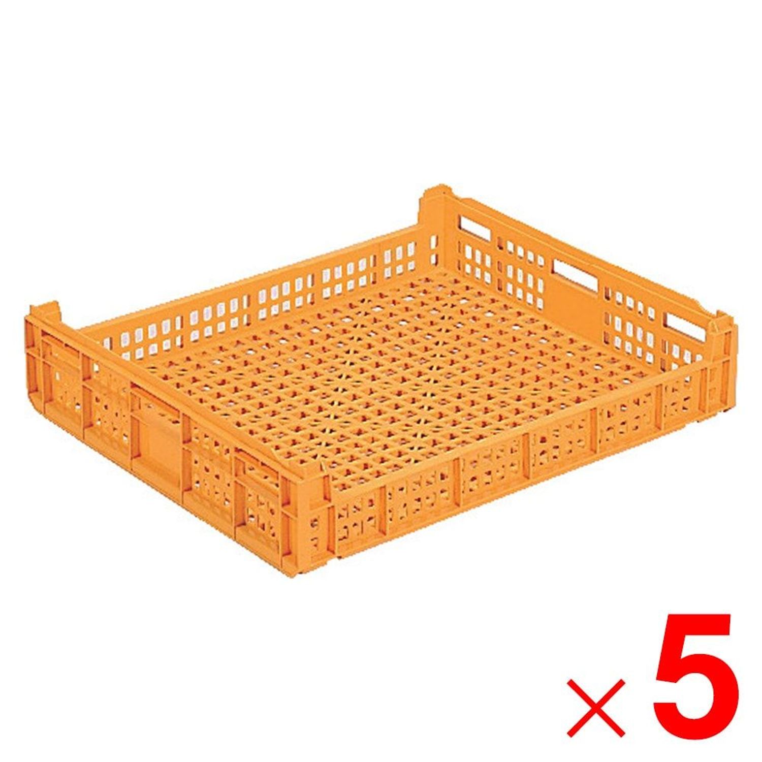 サンコー サンテナー D#40 オレンジ 103703-00 &times;5個セット【メーカー直送・代引不可】【法人限定】【日祝配送不可・時間指定不可】｜ビバホーム オンライン 店