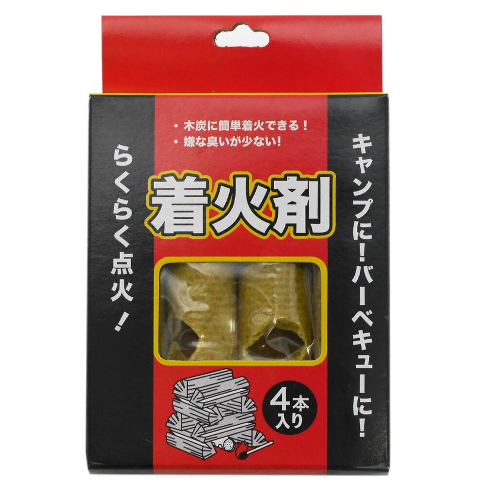 【楽天市場】着火剤 4本入り レジャー キャンプ バーベキュー用品 ビバホーム：ビバホーム オンライン 楽天市場店