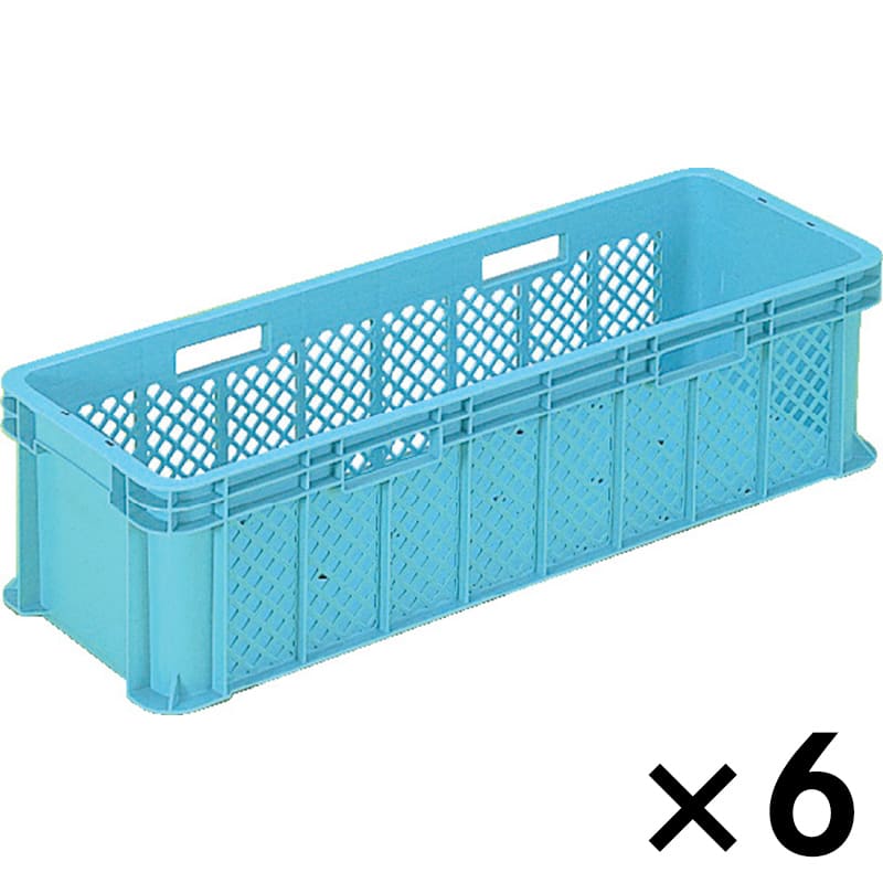 サンコー サンテナーＢ＃33　ライトブルー ×6個セット【メーカー直送・代引不可】【法人限定】 ビバホーム