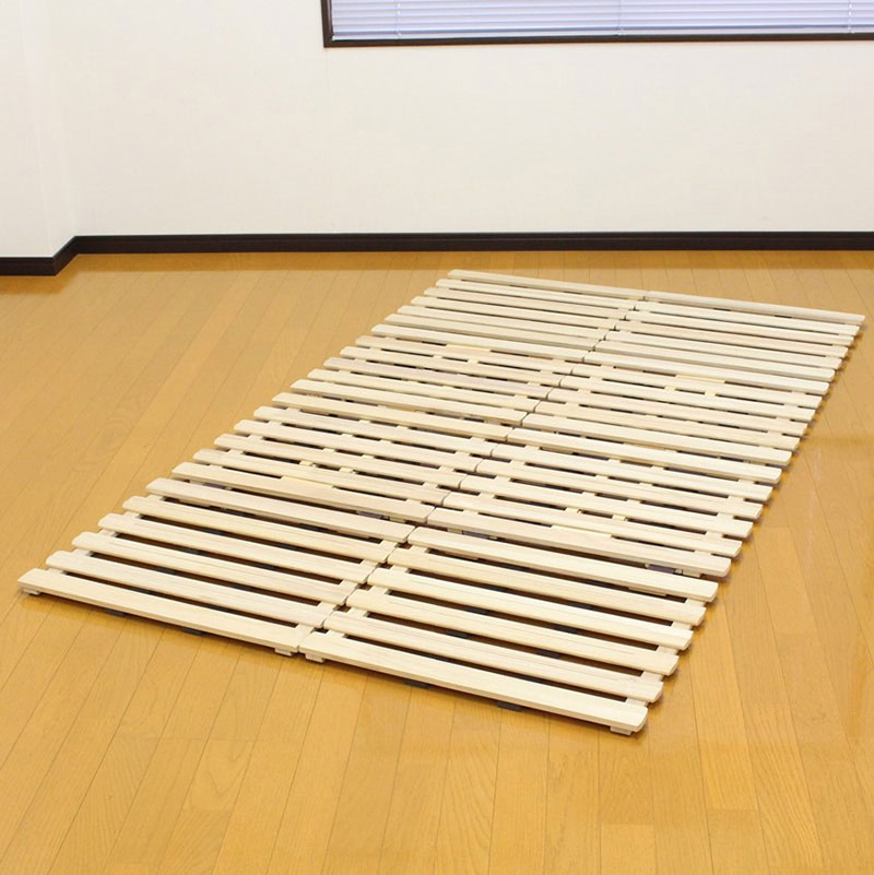 【大人気‼️】爽やか 天然 桐 すのこベッド 2つ折り シングル⭐️ 楽天市場】シングル 2つ折り桐すのこベッド ニトリ 【玄関先迄納品
