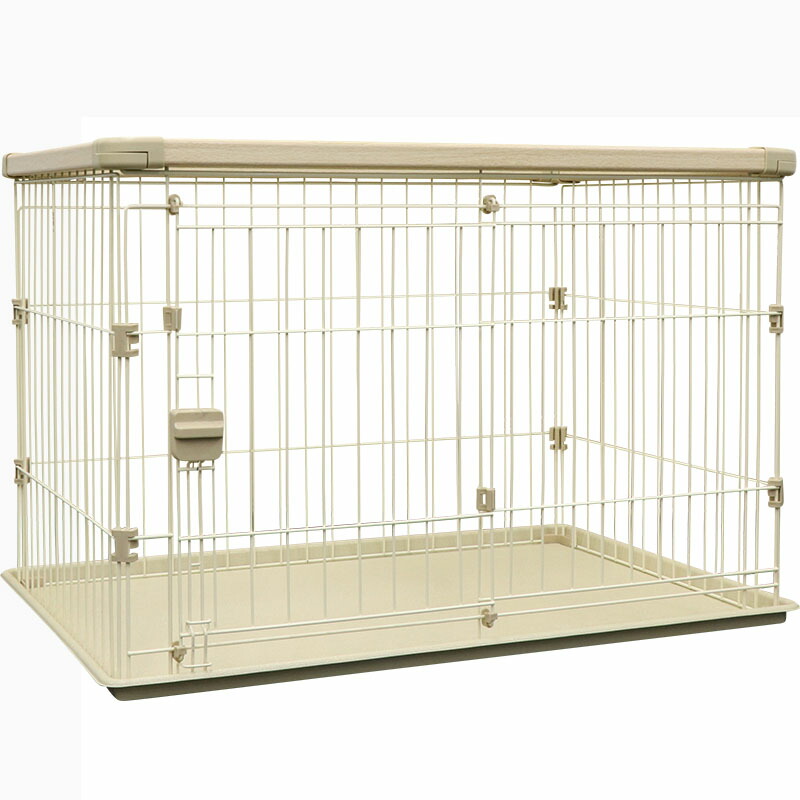 美品】ブラウン犬用ケージ 組み立て式 ビバホームで購入 2週間のみ