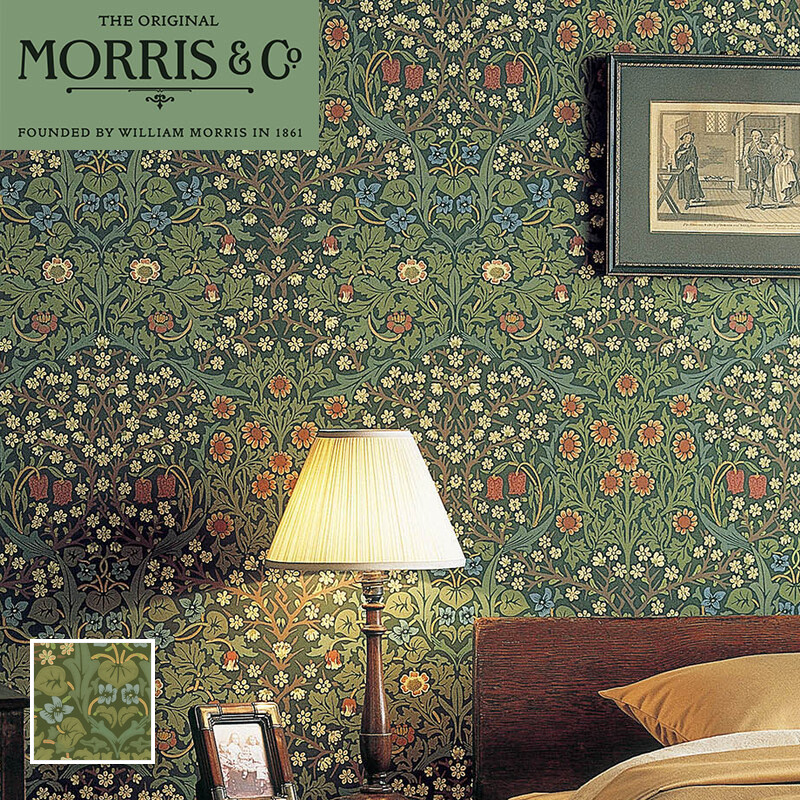 楽天市場】【William Morris ウィリアムモリス 壁紙】Blackthorn