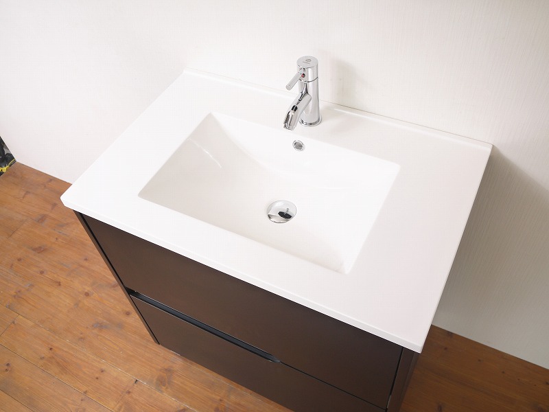 楽天市場 Mkc おしゃれ モダン 洗面化粧台 Mk A15b 黒 ビバ建材通販