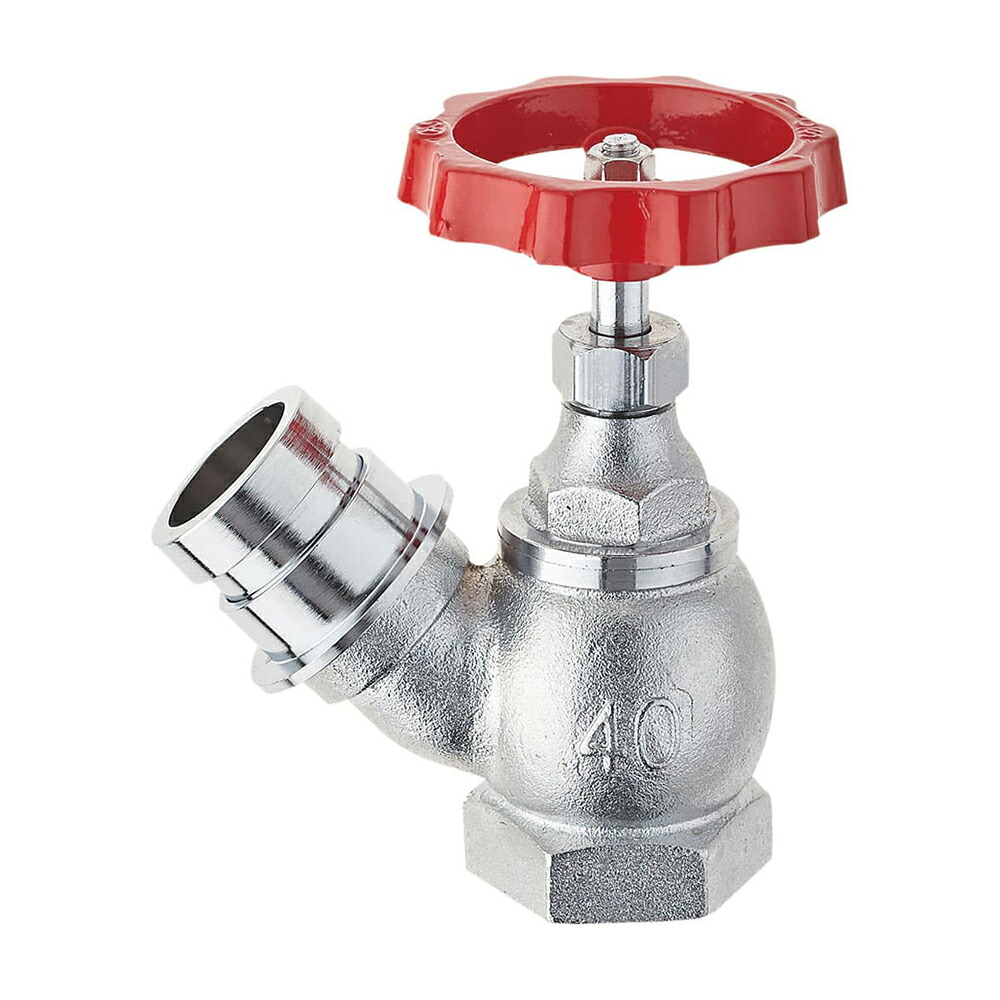 差込45°散水栓 V180-40 洗面用水栓金具-洗面用設備