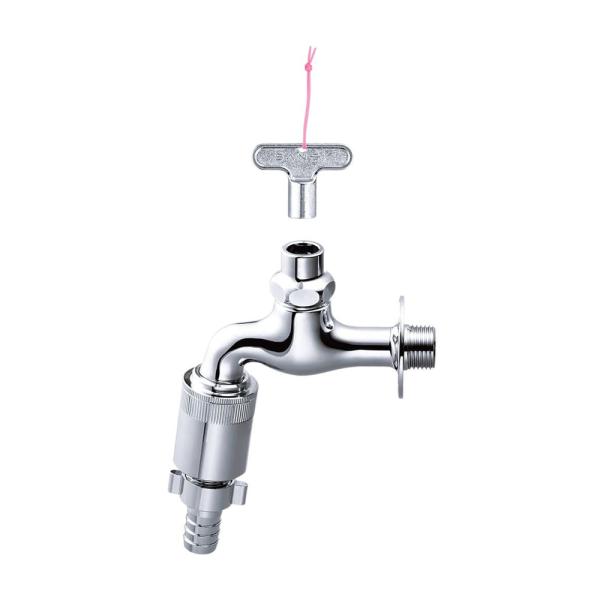 共用カップリング付横水栓(固定コマ仕様) Y36VB-13 サンエイ SANEI 三栄水栓