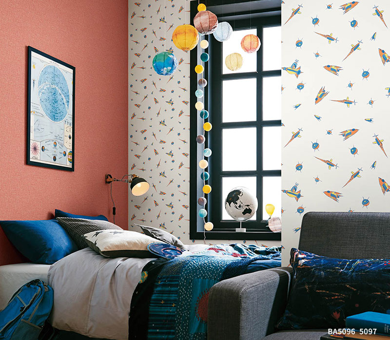 楽天市場 壁紙 宇宙 モダン シンコール ビックエース クロス のり付き のりなし Ba5096 5097 ビバ建材通販