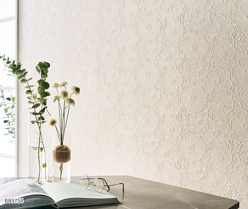 楽天市場 壁紙 フラワー 花柄 のり付き のりなし シンコール ベスト クロス 9754 ビバ建材通販
