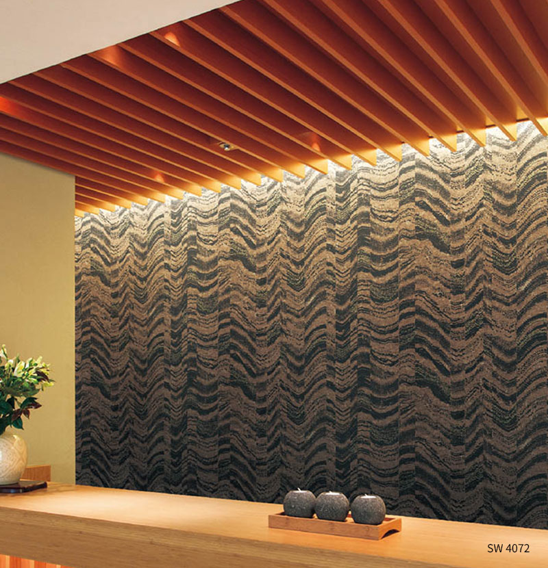 楽天市場 壁紙 和紙 紙 のりなし クロス おしゃれ シンコール ウォールプロ 1m単位販売 Sw4071 4072 たゆたひ ビバ建材通販