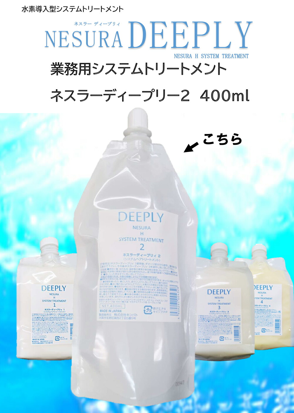 楽天市場】ネスラー ディープリー システムトリートメント 4 1000g