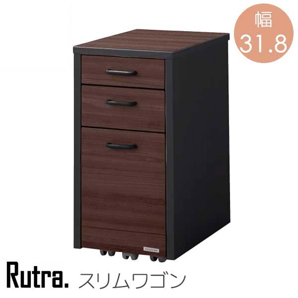 【楽天市場】スリムワゴン 幅30 奥行44.2 高さ58.5 ナチュラル色 ...