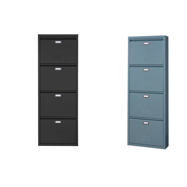 本物 高さ139 5cm 奥行15cm 幅50cm ４ドア ラック スチール 粉体塗装 ヴィヴェンティエ 送料無料 雑貨 家具 インテリア Bk Gr カラー2色 Tpn 34gr シューズラック4d ハンマートーン仕上げ 玄関収納 Www Accellclinical Com