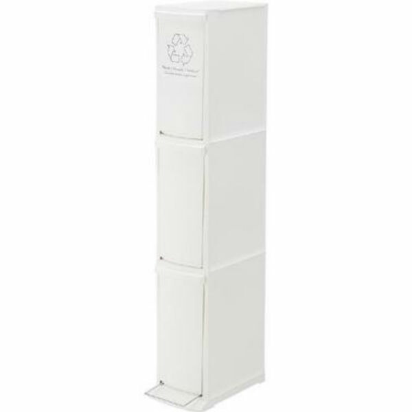 東谷 LFS-933WH ダストボックス 3Ｄ 幅21cm 奥行37cm 高さ118cm ポリプロピレン
