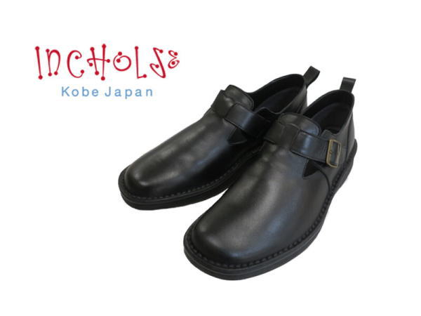 ・In Cholje（インコルジェ）足に優しい靴　紳士靴　 メンズベルトカジュアルシューズ（M1012） 靴　メンズ　紳士靴●送料無料