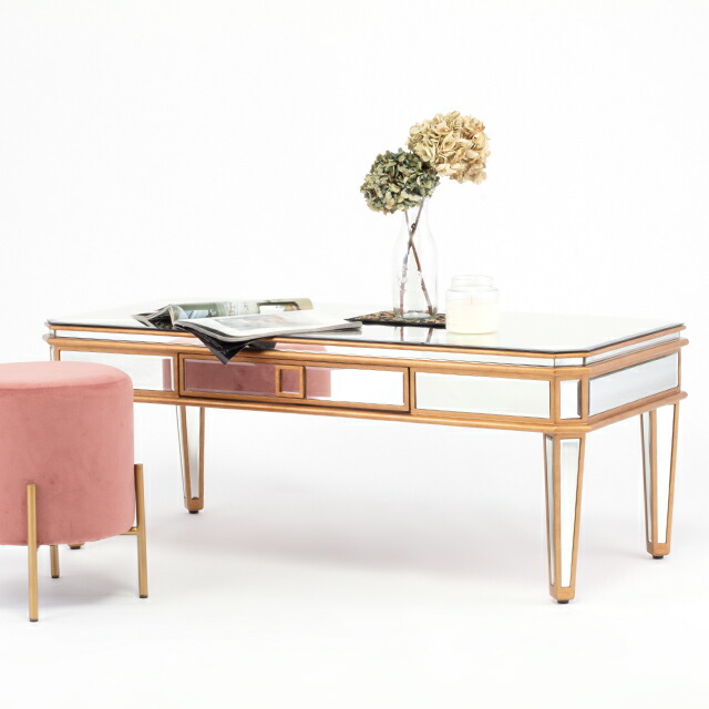 楽天市場 メゾンドシェリー アンティーク 机 テーブル ローテーブル ソファテーブル ミラーテーブル ミラーファニチャー アンティーク調 ロマンチック おしゃれ フレンチ シャビーシック パリ風 リッチ Hnm 004 ビビアンドココ楽天市場店