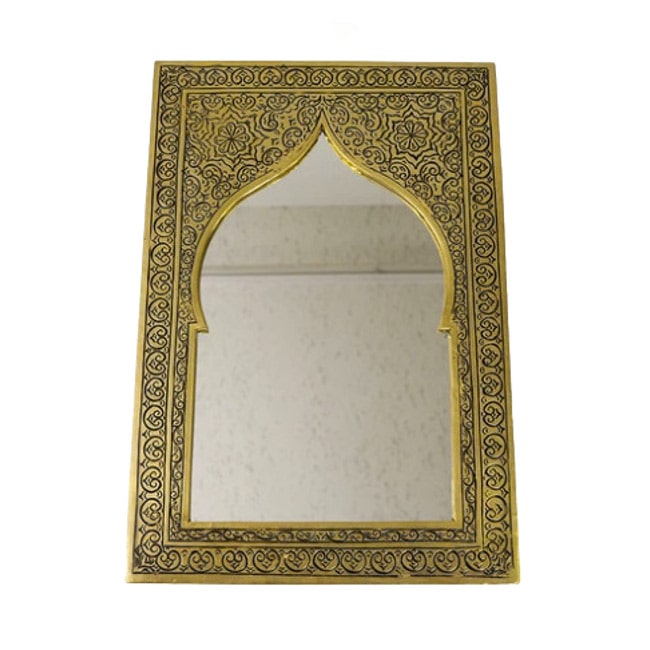 楽天市場】モロッカンミラー 「真鍮 アーチS」 鏡 壁掛け ミラー 卓上